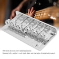 thumbnail image 3 of 6 String Bass Bridge Adjustable Barrel Saddle Fixed Type Electric Bass Bridge Zinc Alloy Bass Replacement Parts, 3 of 7