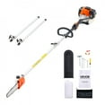 thumbnail image 1 of Gas Powered Pole Saw 33CC 2-Stroke Cordless Tree Trimmer 8in Cutting Bar, 1 of 6