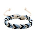 thumbnail image 3 of Pulsera tejida a mano para hombres y mujeres, regalo portátil, brazalete con dije llamativo, pulsera de cadena bohemia para Valentín, compromiso y, 3 of 8