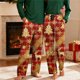 thumbnail image 1 of Pantalones de pijama largos para hombre, informales, con estampado a cuadros, holgados, deportivos, elásticos, rectos, vintage, con bolsillos, 1 of 9