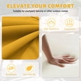thumbnail image 4 of Kimunuk Outdoor Chair Cushions set of 2, 19" x 19" Zipped Waterproof Outdoor Seat Cushions Couch Pads with Ties for Patio Furniture, Yellow, 4 of 6