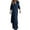 Navy 2 piece outfit for women, variant on Summer Saving Wycnly Womens Two Piece Outfits Fall Winter Casual Plus Size Matching Sets Button Down Loose Long Shirts Coat Wide Leg Pants Lounge Sets under $5