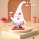 thumbnail image 5 of Bewildely Muñeco de Papá Noel de Feliz Navidad de madera, decoración de dibujos animados, barba, adorno de mesa, pequeño accesorio, colección Kits de decoración para fiestas gris Bewildely HA009124-02, 5 of 6
