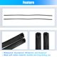 thumbnail image 5 of Burlete de goteo Unique Bargains 2 piezas para Toyota Yaris Sedan 2007-2011 No.7555152160/7555252140, 5 of 7