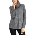 thumbnail image 1 of Calvin Klein suéter de punto de cable para mujer, negro, extragrande, 1 of 1