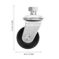 thumbnail image 2 of Phenofice Smooth Mobility Directional Metal Caster Wheel Set of 1 Replacement for Furniture Equipment, 2 of 6