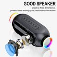thumbnail image 6 of Christmas Gifts Liweisiy Drop-Proof Wireless Bluetooth Speaker Alarm Clock Good Sound Quality Long Battery Life Desktop Companion D2517 Black, 6 of 9