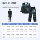 thumbnail image 4 of Balery Moonlit Night Sky Shark Pijama para Hombre de Dos Piezas con Manga Larga, Conjunto de Dormir y Descanso Suave con Bolsillos-Medium, 4 of 7