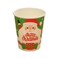 thumbnail image 3 of Qwtwty Christmas Decorations Disposable Dinner Plates Cartoons Santa Claus Plates Christmas Party Decorations Paper Cup Set Party Cutlery, 3 of 9