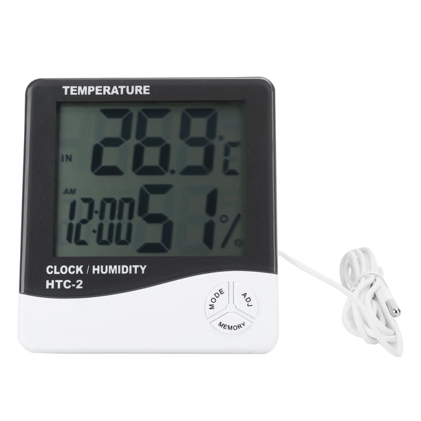 Termómetro digital higrómetro Medidor de Temperatura y Humedad Nikou para uso en interiores