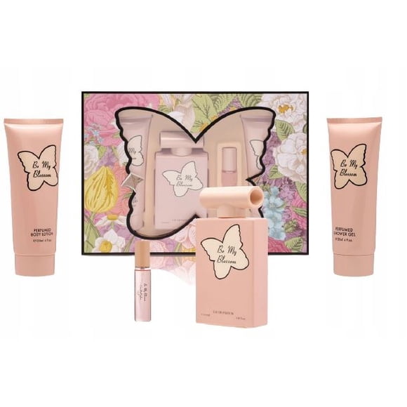 Perfume Morakot Be My Blossom EDP de 100 ml para mujer, juego de 4 piezas