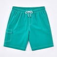 thumbnail image 4 of Tyhengta Men's Quick Dry Swim Trunks Mesh Lining Beach Board Shorts with Pockets Lakeblue 2XL, 4 of 9