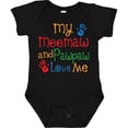 thumbnail image 3 of Inktastic My Meemaw and Pawpaw Love Me Boys or Girls Baby Bodysuit, 3 of 5
