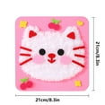 thumbnail image 3 of 3pcs Handmade Cartoon Yarn Embroidery Painting Craft Kit - Creative Sewing & Yarn Craft Supplies for DIY Projects, Fun Educational Activity, Perfect for Home Decor & Handmade Gifts, 8.3*8.3in, B, 3 of 9