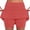 Watermelon Red, variant on Women's Stretchy Casual Summer Shorts Skorts Mid Waist Skort Active Skirt Loose High Waisted Short with Pockets S-5XL