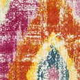 thumbnail image 6 of SAFAVIEH Watercolor Napier Abstract Colorful Runner Rug, Fuchsia/Orange, 2'3" x 8', 6 of 6
