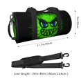 thumbnail image 4 of ZICANCN Monster Green Evil Unisex Large Duffle Bag for Travel - Sports Tote Gym Bag Airplane Weekenders Bags for Women Men, 4 of 8