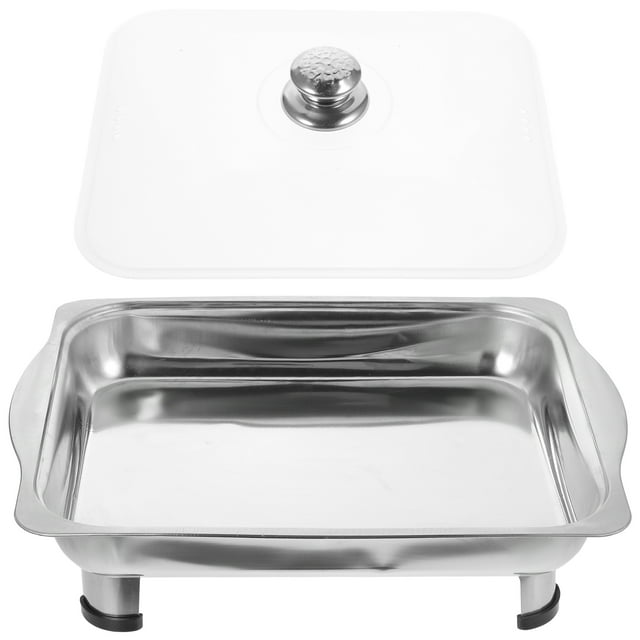 Stainless Steel Buffet Tray Foods Holder Tray Kitchen Buffet Dinner Serving Pan