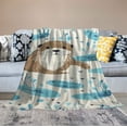 thumbnail image 2 of COMIO Sea Otter Blanket Cartoon Animal Super Soft Warm Bed Bedding Throw Blankets for Couch Bedroom Sofa Office Car, All Season Cozy Flannel Plush Blanket Gifts for Girls Boys Kids Adults, 2 of 6