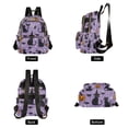thumbnail image 4 of FORMRS Mini Backpack Purse for Women Travel Daypack Casual Shoulder Bag, Halloween Cats, 4 of 7