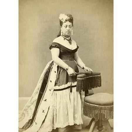 Queen Emma Kaleleonalani /N(1836-1885). Queen Of The Hawaiian Islands ...