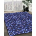 thumbnail image 2 of Ahgly Company Indoor Square Patterned Blue Whale Blue Area Rugs, 4' Square, 2 of 6