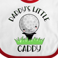 thumbnail image 4 of Inktastic Daddy's Little Caddy Cute Golf Ball Boys or Girls Baby Bib, 4 of 4