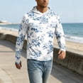 thumbnail image 4 of Sun Hoodie Mens Long Sleeve Athletic Workout Tops Rash Guards Hiking Running Swim Athletic Workout Shirt, 4 of 6