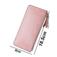 thumbnail image 2 of Monedero largo para mujer, billetera de cuero brillante para teléfono móvil MFZFUKR BST3000823-4, 2 of 5