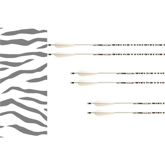 Gold Tip Ted Nugent Arrows White 400 Raptor Vanes 6 Pk.