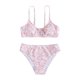 thumbnail image 2 of Traje de baño de 2 piezas para mujer, traje de baño de dos piezas para niña con estampado floral botánico tropical, shorts, traje de baño floral, traje de baño de playa, braguita, conjunto de traje de, 2 of 6