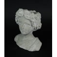 thumbnail image 2 of A&B Home Whitewash Regal Lady III Stone Garden Planter, 2 of 3