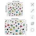 thumbnail image 4 of Yayeee Dish Drying Mat for Kitchen Counter 18"x24" Microfiber Absorbent Pad, Green Stars, 4 of 7