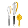 thumbnail image 2 of 10 pulgadas / 13 pulgadas incorporado Mezcdor mano huevos pa cocina Sunnimix Batidor de huevo, 2 of 8