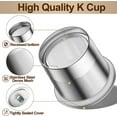 thumbnail image 4 of Reusable K Cups Coffee Filter, Stainless Steel K Cup Reusable Coffee Pods Filters for Keurig 1.0 & 2.0 Coffee Makers BPA-Free Refillable Coffee Filters (2 Packs) 2 PACK, 4 of 5