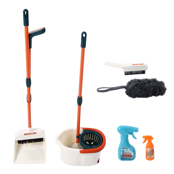 Juguetes de Limpieza, Juego, juega juego completo de Herramientas Motor Motor Kids Cleaning Set Para Más de 3 Años para El Hogar