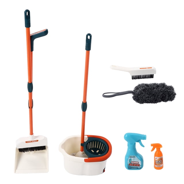 Juguetes de Limpieza, Juego, juega juego completo de Herramientas Motor Motor Kids Cleaning Set Para Más de 3 Años para El Hogar
