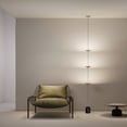 thumbnail image 5 of Modern Minimalist 3-Head Ceiling-to-Floor Lamp – Adjustable Height LED Mood Light with Brass Finish and Marble Wall Mount for Bedroom, Living Room, or Hallway, 5 of 10