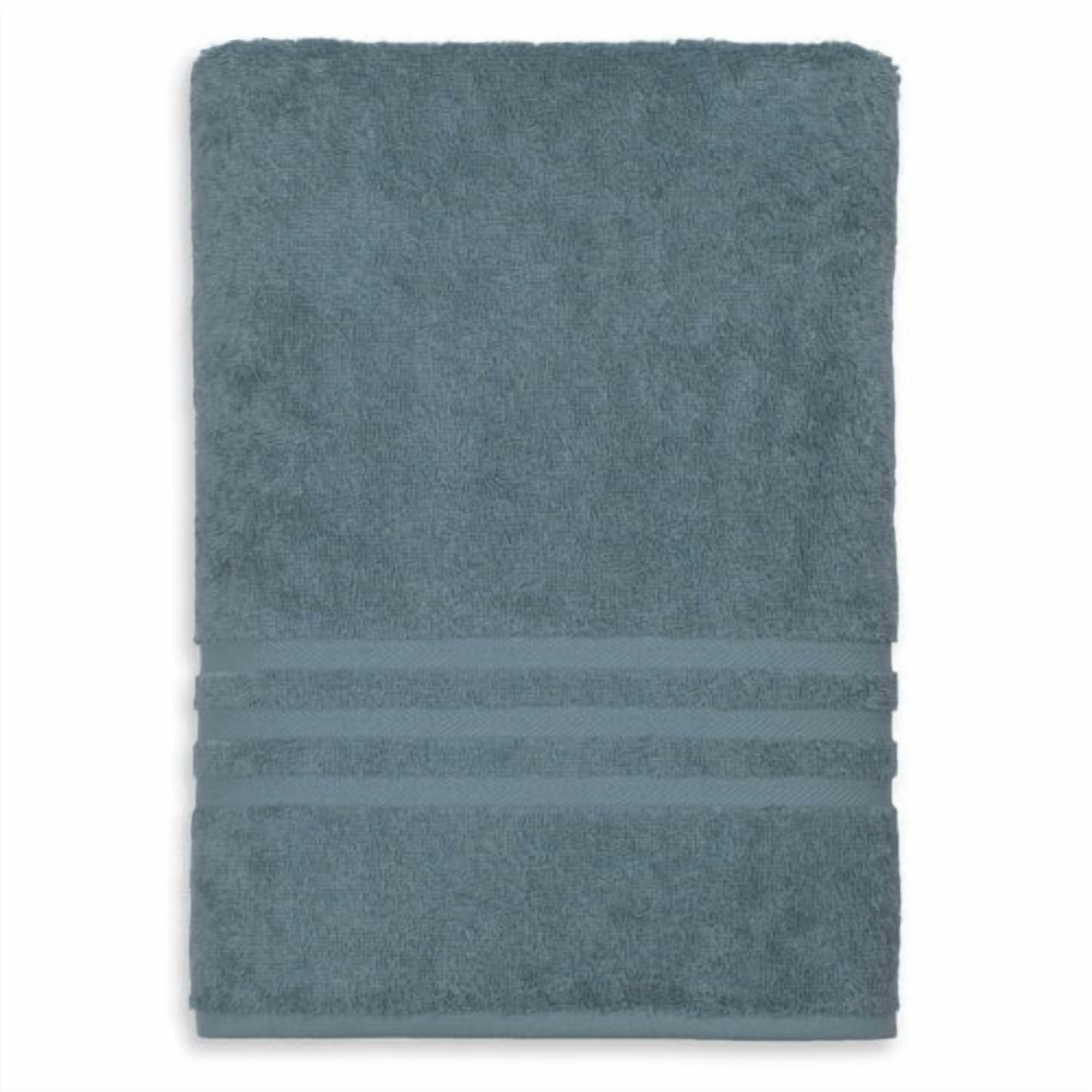 linum home textiles 100% turkish cotton denzi bath sheet, 1 piece, dark grey