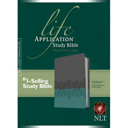 NLT Life Application Study Bible, Second Edition, Personal Size (LeatherLike, Gray