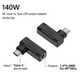 thumbnail image 2 of Conector Alimentación WDOplteas PD140W para Computadora Portátil Convertidor Adaptador Corriente A USB C PD, 2 of 9