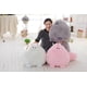 thumbnail image 2 of Juguetes de peluche para gatos, juguetes de peluche para niños, regalos de cumpleaños, gato de peluche blanco gordo (blanco, 20 pulgadas) oso de fresa  Juguete, 2 of 4