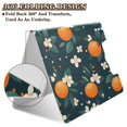 thumbnail image 2 of FORMRS A4 Clipboard Folder with Pen Holder Horizontal Foldable School Office Binder, Green Floral Oranges, 2 of 9