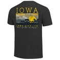 thumbnail image 3 of Men's Heather Charcoal Iowa Hawkeyes Big & Tall Campus Scene Core T-Shirt, 3 of 3