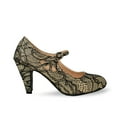thumbnail image 2 of Chase & Chloe Mary Jane Shoes Women Oxford Pumps - Cute Low Kitten High Heels - Retro Vintage Shoes for Women 1950s Mary Janes Round Toe Shoe with Ankle Strap - Women Dress Shoes, 2 of 4