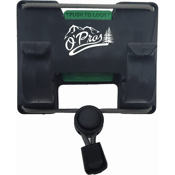 3rd Hand Belt Clip Rod Holder for Fly and Spinning Rods - Camo & Black