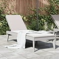 thumbnail image 1 of vidaXL Chaise Longue Gris 186x60x29 cm PP, 1 of 5