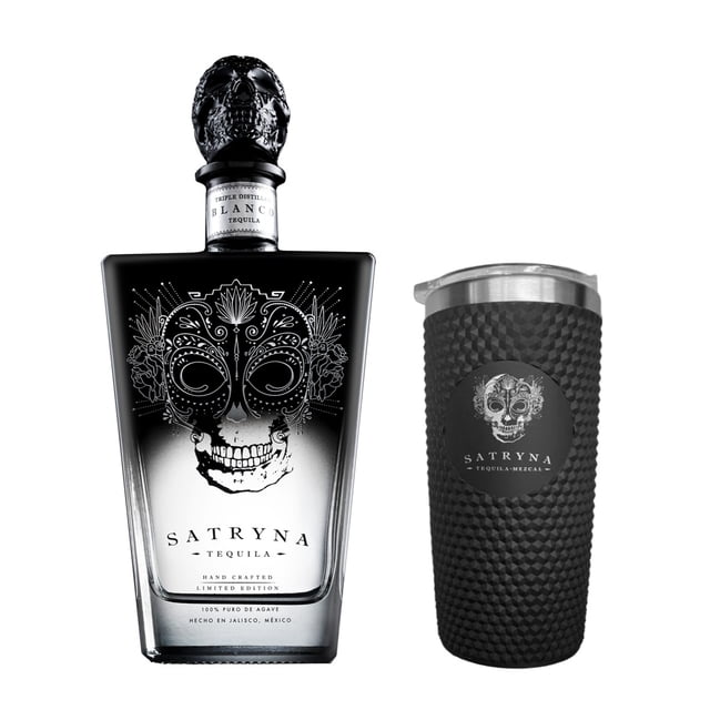 Tequila Satryna Blanco 750ml + Termo Satryna