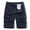Blue Cargo Shorts, variant on HOOMEUMY Men's Cargo Shorts Loose Fit Quick Dry Breathable Stretch Casual Multi-Pockets Zip Fly Straight Summer Shorts Black XXXL