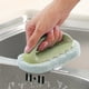 thumbnail image 5 of Cepillo de limpieza para macetas de azulejos de bañera | Fregadora multifunción para cocina, estufa, lavandería, ropa, zapatos | Plástico de descontaminación fuerte | Azul, Verde, Rosa | 14x8x5cm, 5 of 8